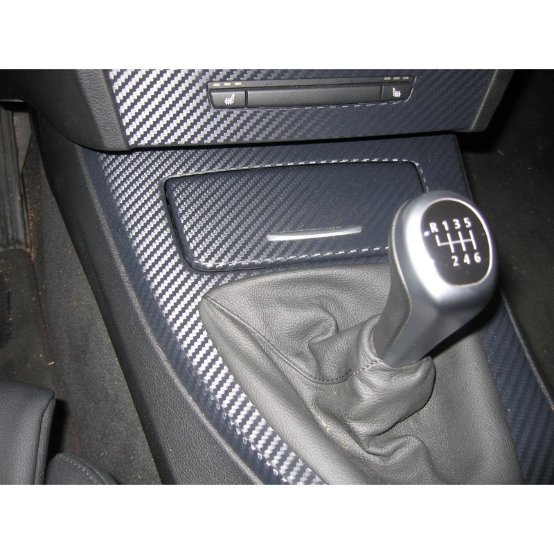 DIYAH 3D Black Carbon Fiber Film Twill Weave Vinyl Sheet