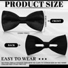 Cutecrop 12 Pieces Clip on Bow Ties for Men Pre
