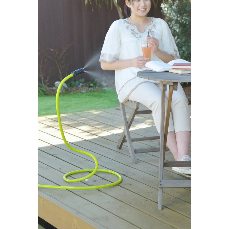 グリーンライフ 形状自在ミストホース(ライムグリーン) MH-25(LG)