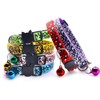 Reflective 2 Pack Breakaway Cat Collars with Bell Leopard Pattern