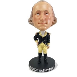 City-Souvenirs Bobblehead Presidential 7 Inch Resin Figurine (George Washington)