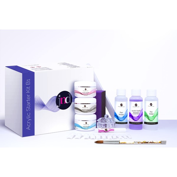 JND Professional Acrylic Nail Kit for Salon Quality Nails (Beginner