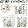 MEETSKY Sage Green Curtains 72 Inches Long 2 Panels Boho