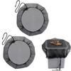 WOUMON Pack of 2 rain butt net, high-quality rain butt