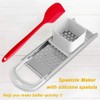Stainless Steel Spaetzle Maker Noodle Dumpling Maker with Safety Pusher,