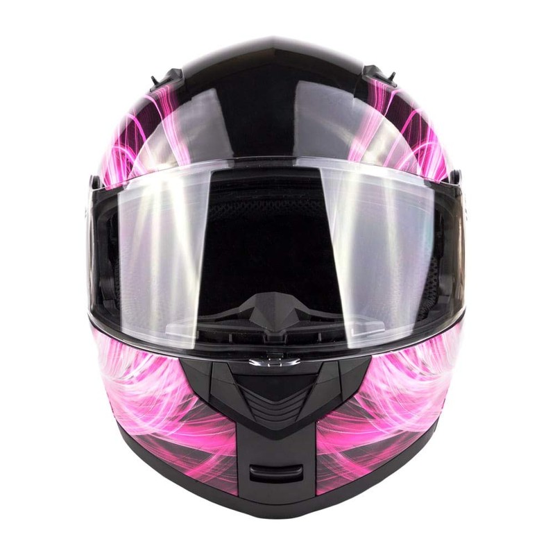 Typhoon TH158 Adult Women's Modular Full Face Motorcycle Helmet Flip-Up