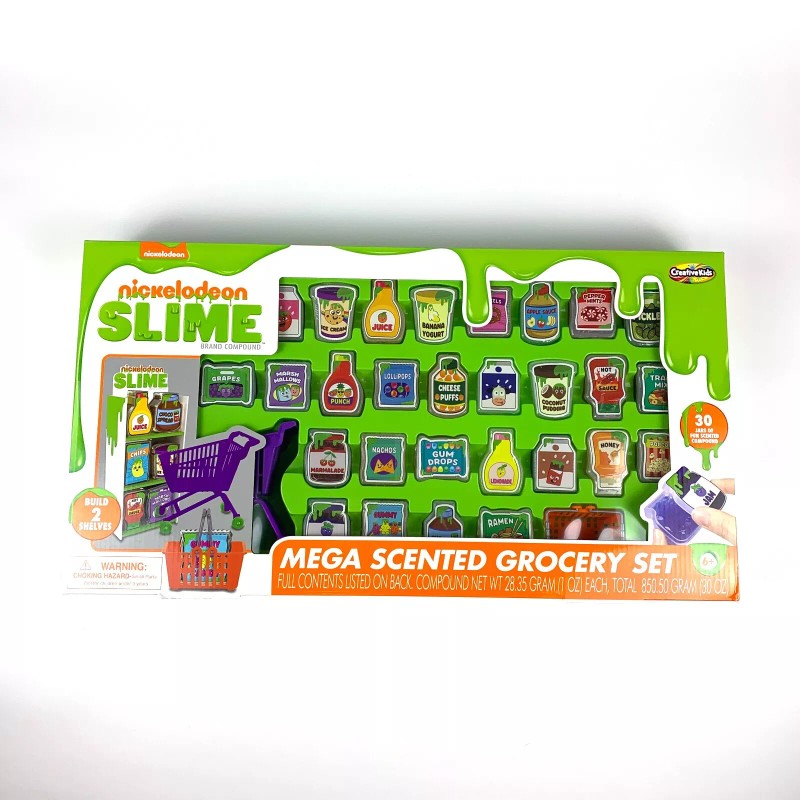 Creative Kids Nickelodeon Slime Mega Scented Grocery Set 30 Jars