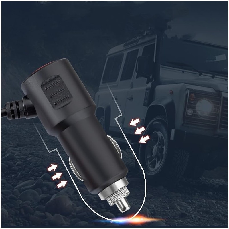 Kfz-Ladegerät Zigarettenanzünder Splitter 120 W Adapter Zigarettenanzünder mit 3 USB-Anschlüssen