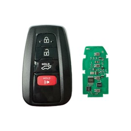 Smart Key for Toyota RAV4 Highlander 2020-2023, YIKEBALOG 4-Button Remote Key Fob for HYQ14FBC 231451-0351 8990H-0R030 8990H-0E020