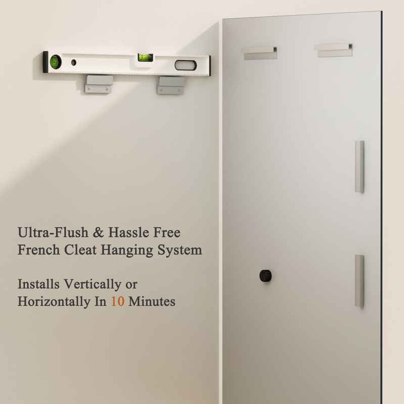 VocalStar Frameless Bathroom Mirror, 16" x 24" Rectangle Wall Mirror