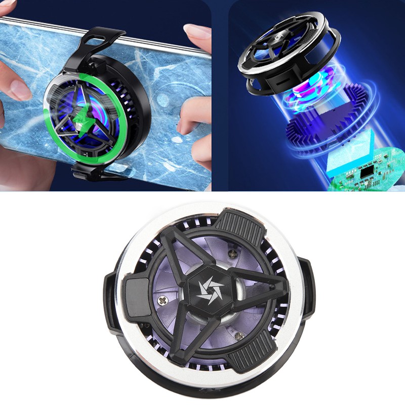 Phone Cooler with Magnetic Back Clip Semiconductor Cooling Wireless Quick
