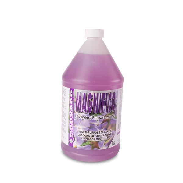 Harvard Chemical 2529 Magnifico Multipurpose Fresh Cleaner and Deodorizer, Lavender Fragrance, 1 Gallon Bottle (Case of 4)
