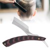 Straight Edge Razor OldFashioned Folding Manual Barber Shaver with Wood