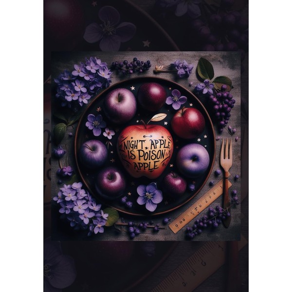 Night Apple is Poison Apple Notebook / Journal