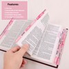 SKYDUE Bible Tabs - 100 Laminated Tabs for Women and