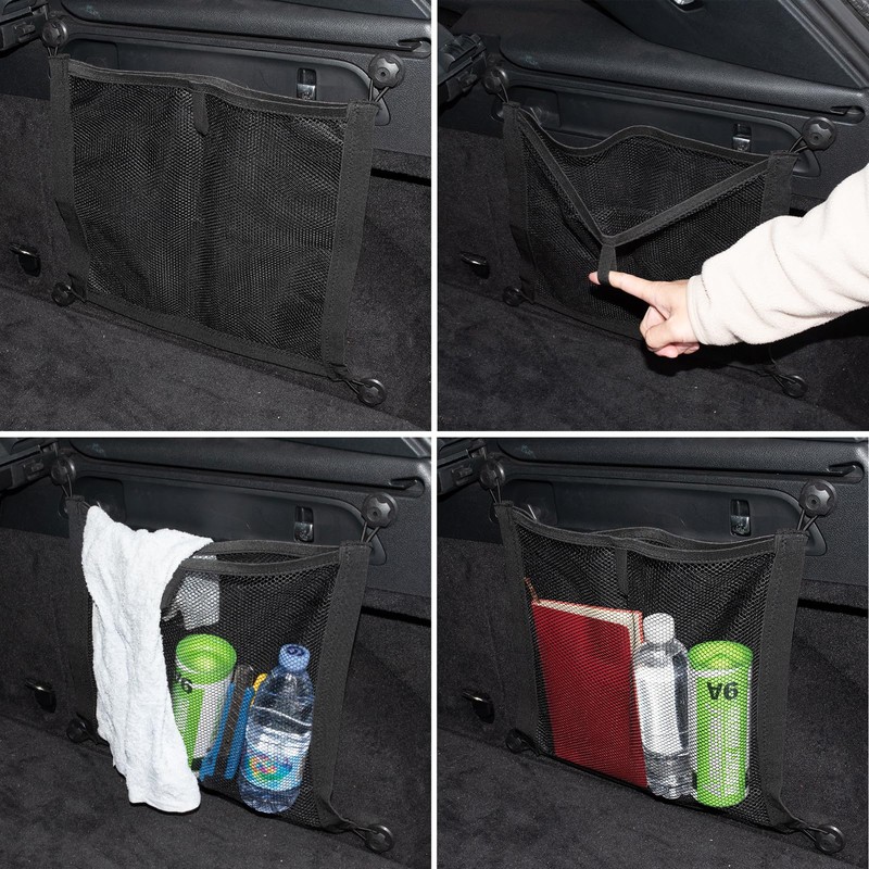 VEHIRIE 2 Pack Cargo Net Pocket Storage Net Motorhome Netting