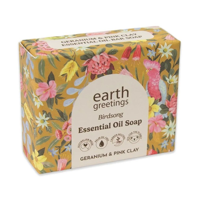 Earth Greetings Essential Oil Soap 120g, Lavender & Green Clay