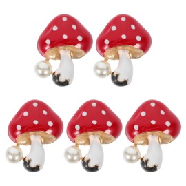 CHILDWEET 5Pcs Cute Mushroom Car Air Vent Charms DIY Decorative Accessories for Auto Interior Stylish Clips for Enhancing Vehicle Aesthetics Present for Women