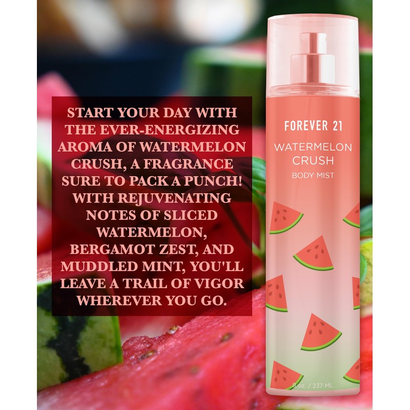 Watermelon Crush Body Mist, 8 fl. oz. by Forever 21