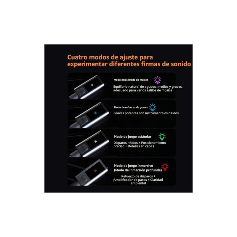 KZ M2 USB C IEM Cable con doble micrófono, DSP