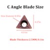Carbide Turning Inserts Indexable Inserts for Pneumatic Chamfering Machine, Lather