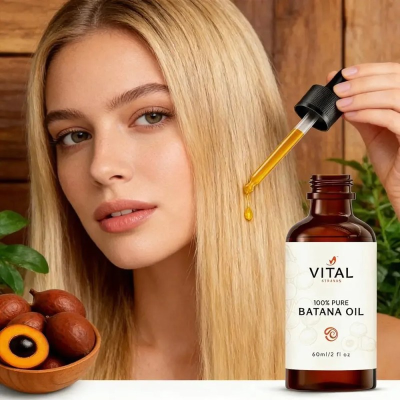 Aceite De Ricino Vital Strands Batana Prensado En Frío, 60