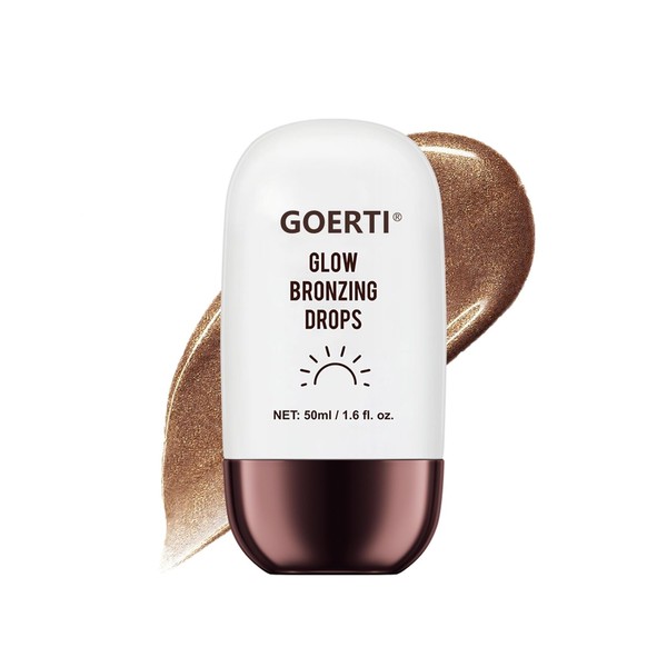 GOERTI Body Shimmer Oil | Moisturizing & Illuminating Liquid Highlighter,