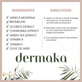 Dermaka Crema Facial Natural Para Tonos Desiguales De Piel,