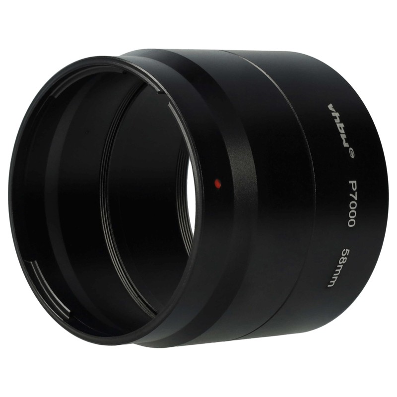 vhbw 58mm Filter Adapter Compatible with Nikon Coolpix P7000, P7100