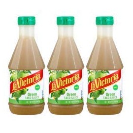 La Victoria Green Taco Sauce Mild, 15 Ounce (Pack of 3)