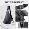 Tealots Sling Bag for Man Small Crossbody Backpack Waterproof Chest