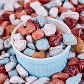 Bottled Chocolate Rocks，Edible Rocks，Soft And Chewy Rock Candy，Chocolate Chunks Taste Of Childhood