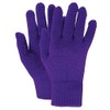 Dublin Magic Pimple Grip Riding Gloves, Dark Purple, One Size