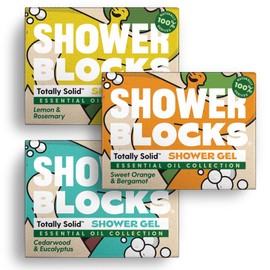 Shower Blocks - Mixed 3 Pack Solid Shower Gels -Essential Oil Collecton