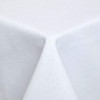 HOMESCAPES White Cotton Tablecloth 6 to 8 seater Large Rectangular