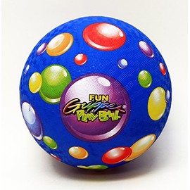 fun gripper 8.5 Inch (Bubble) Playground Ball 2/Ply by: Saturnian I (Blue)
