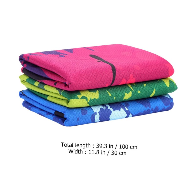 OHPHCALL 3pcs Cool Towel Absorbent for Exercise Gym Shower Outdoor