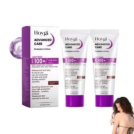 Pack of 2 Sun Cream SPF 100 80 g Sun Cream Face SPF 100 Sun Protection Face SPF 100 Sun Lotion Güneş Kremi Sunscreen Face Waterproof, Sweatproof, Repair and Care