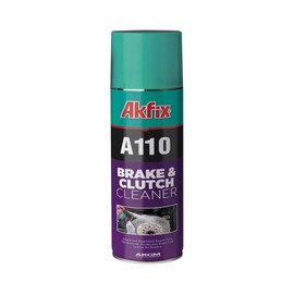 Akfix A110 Brake Parts Cleaner - Strong Dust and Rust Remover, Brake Cleaner Spray Can, Super Clean Metal Degreaser, Hand Cleaner for Auto Mechanics, Caliper, Disc and Clutch | 1 Pack, 16.9 Oz.