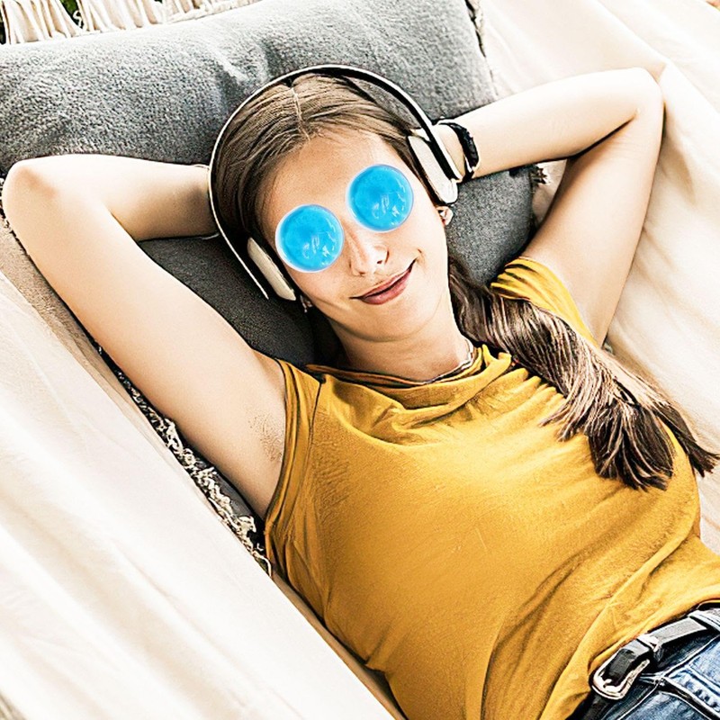 10 Pieces Blue Gel Ice Pack, Reusable Ice Pack, Mini