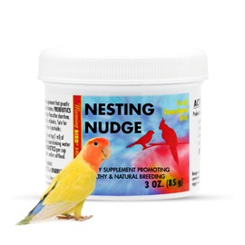 Morning Bird Nesting Nudge (Avian Fertility Formula) for Birds 3 oz– Supports Sperm Health & Energy – Breeding Supplement with Amino Acids & Vitamin d3 – Sperm Booster for All Types of Birds