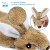 Best Pet Supplies 2-in-1 Stuffless Squeaky Dog Toys with Soft,