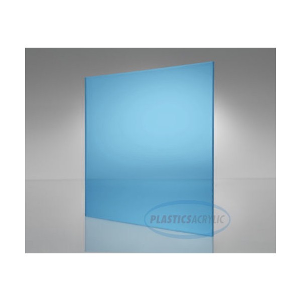 PlasticsAcrylic Light Blue Transparent Acrylic Plexiglass sheet 1/8" x 3"