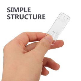 ARTIBETTER 100 Pcs Clear Plastic Shelf Pegs, Cabinet Board Holder Clips for Kitchen, Bathroom, Living Room Shelves, Transparent Shelf Support Pins for Wood and Glass Shelving