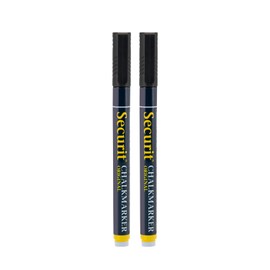Securit 2 x Black Chalk Markers