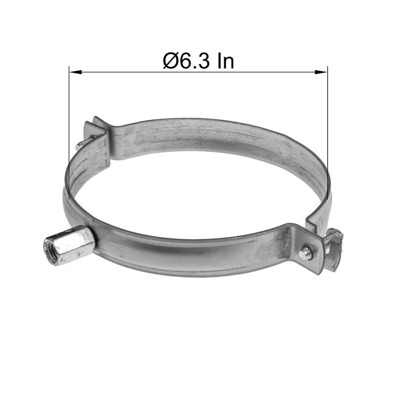 Ø 160 mm/Ø 16 cm Galvanised Pipe Hanger - Pipe