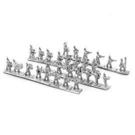 MyTinyWorld Dolls House Miniature Unpainted Metal Complete British Band