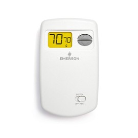 Emerson 1E78-140 Non-Programmable Heat Only Thermostat for Single-Stage Systems (Limited Edition)
