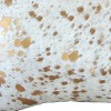 Homeroots 12" X 20" NATURAL & GOLD Cowhide Throw Pillow