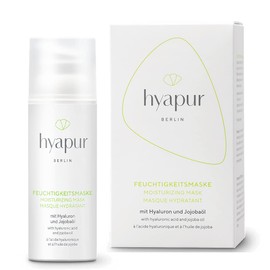 hyapur® - Green Moisturising Mask 50 ml, The Natural Mask for Anti-Ageing Care with Organic Vegan Natural Cosmetics from Berlin